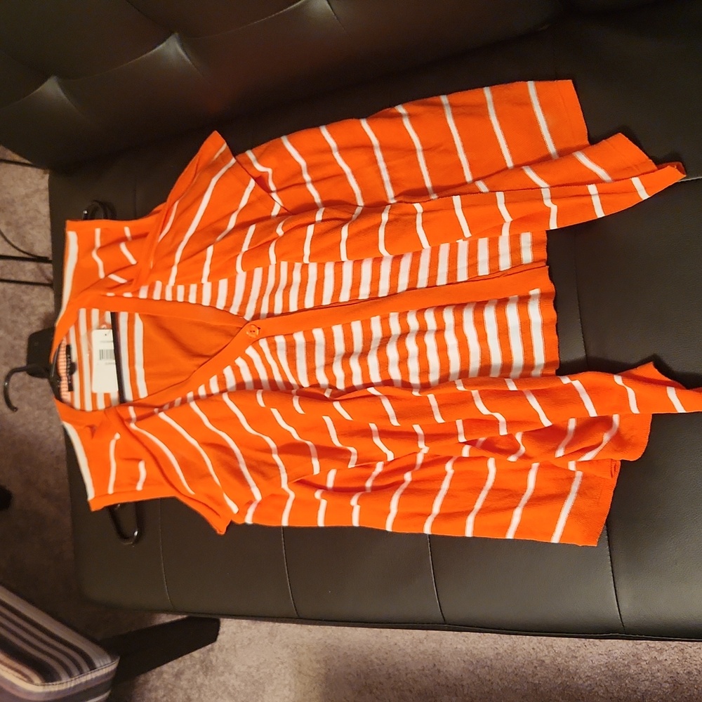NEW Duster cardigan striped sweater